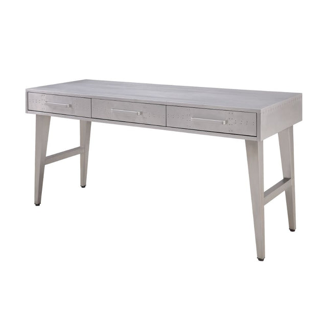 Acme - Brancaster Executive Writing Desk 92426 Aluminum