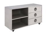 Brancaster Cabinet 92427 Aluminum | Acme - 92427 - Home Elegance USA - 1