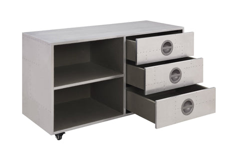 Brancaster Cabinet 92427 Aluminum | Acme | Home Elegance USA