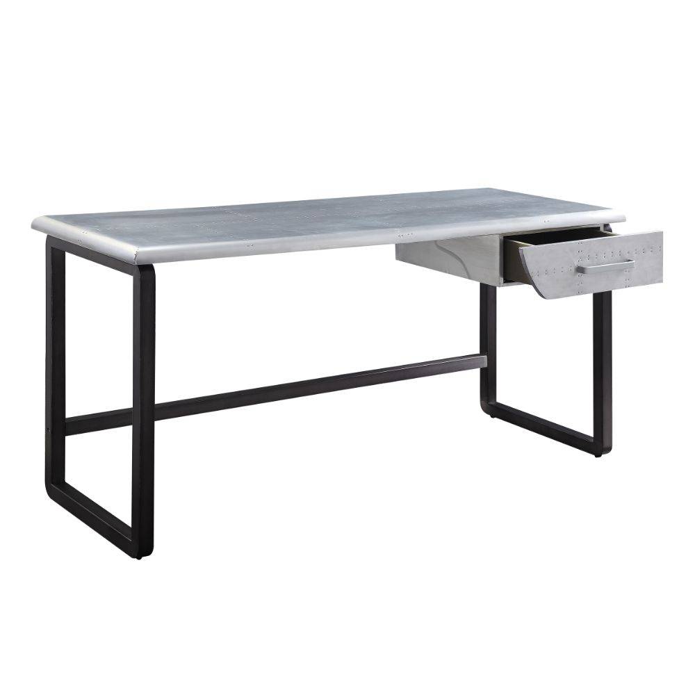 Brancaster Executive Writing Desk 92428 Aluminum | Acme - 92428 - Home Elegance USA - 3