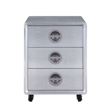 Brancaster Executive Writing Desk 92428 Aluminum | Acme | Home Elegance USA