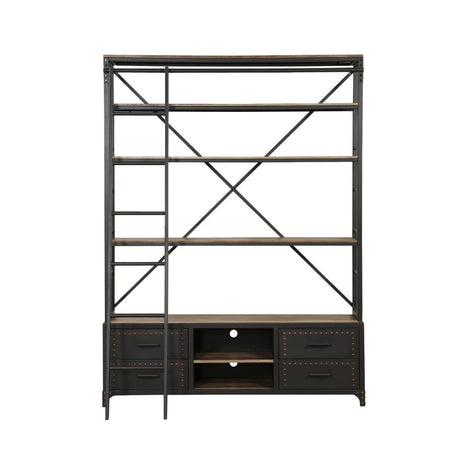 Actaki Bookshelf 92433 Sandy Gray Finish | Acme - 92433 - Home Elegance USA - 3