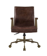 Attica Office Chair 92483 Espresso Top Grain Leather | Acme - 92483 - Home Elegance USA - 2