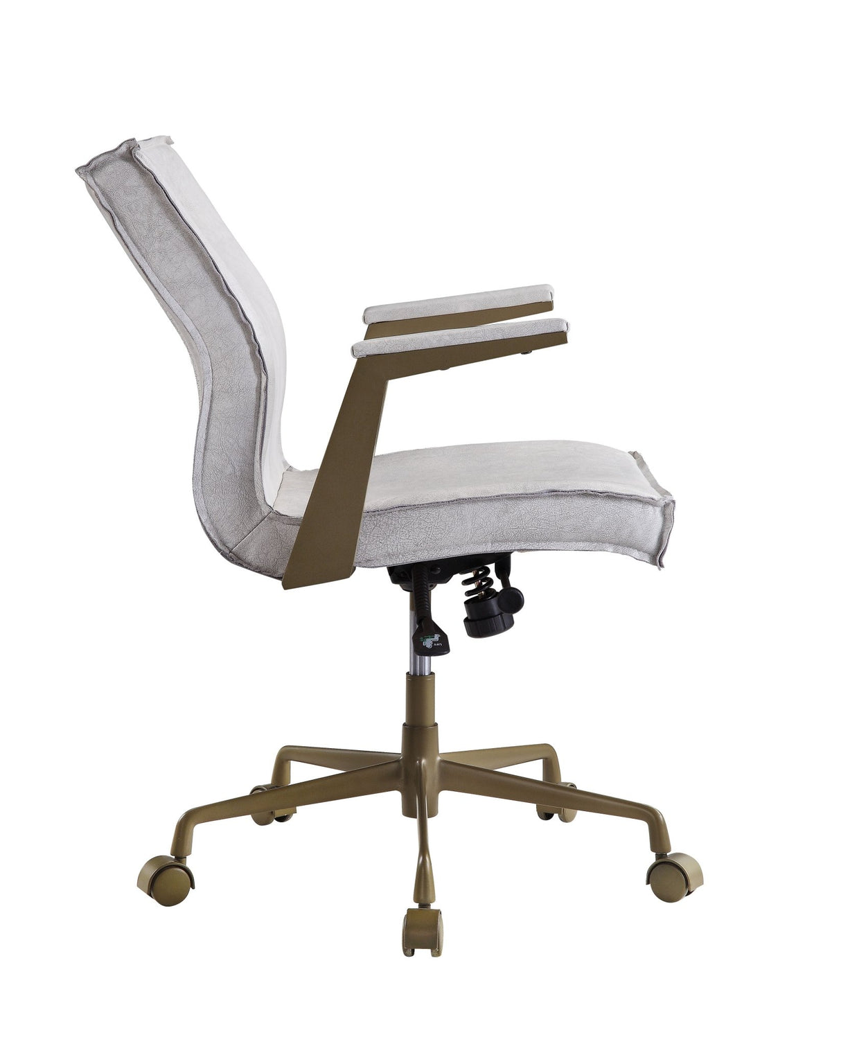 Attica Office Chair 92484 Vintage White Top Grain Leather | Acme - 92484 - Home Elegance USA - 3