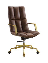 Acme - Rolento Office Chair 92494 Espresso Top Grain Leather