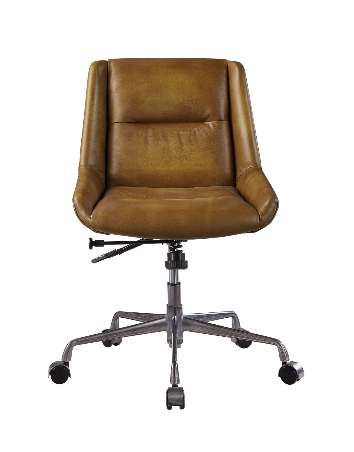 Ambler Office Chair 92499 Saddle Brown Top Grain Leather | Acme | Home Elegance USA