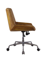 Ambler Office Chair 92499 Saddle Brown Top Grain Leather | Acme - 92499 - Home Elegance USA - 3