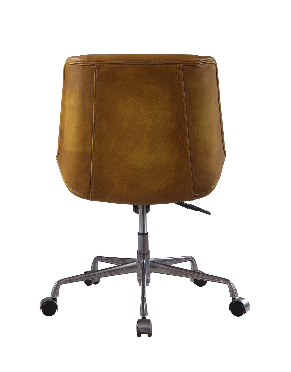 Ambler Office Chair 92499 Saddle Brown Top Grain Leather | Acme | Home Elegance USA