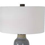 Vicente Slate Table Lamp - Blue / White by Uttermost - View 6