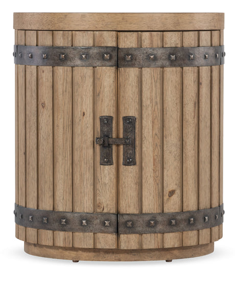 Vineyard Row Wine Barrel End Table - Light Brown by Hooker Furniture - View 6