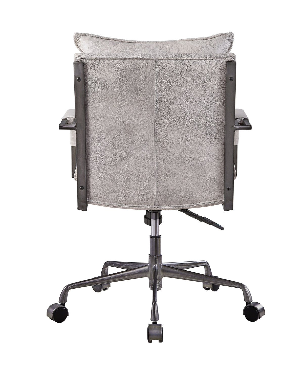 Acme - Haggar Office Chair 92537 Vintage White Top Grain Leather