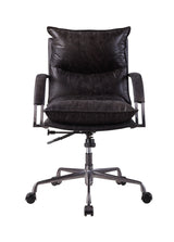 Acme - Haggar Office Chair 92538 Antique Slate Top Grain Leather