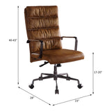 Acme - Jairo Office Chair 92566 Sahara Top Grain Leather