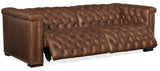 Savion 2 Over 2 Sofa With Power Recline & Power Headrest Saddlebag Lodge - Light Brown by Hooker Furniture - View 4