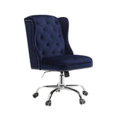 Acme - Jamesia Office Chair 92665 Midnight Blue Velvet