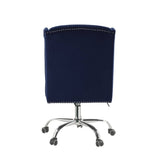 Acme - Jamesia Office Chair 92665 Midnight Blue Velvet