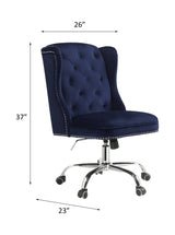 Acme - Jamesia Office Chair 92665 Midnight Blue Velvet