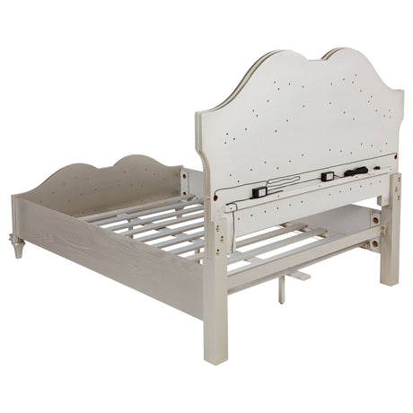 Evangeline Silver Oak 4-piece Queen Bedroom Set - sold by Home Elegance USA