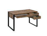 Aflo Writing Desk 92725 Weathered Oak & Black Finish | Acme - 92725 - Home Elegance USA - 2