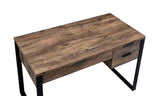 Aflo Writing Desk 92725 Weathered Oak & Black Finish | Acme - 92725 - Home Elegance USA - 4