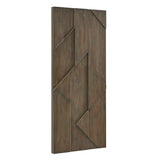 Hanoi Geometric Wood Wall Panel Woodtone - Dark Brown by Uttermost - View 4