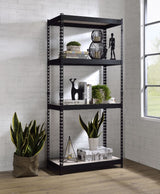 Decmus Bookshelf 92780 Natural & Black Finish | Acme - 92780 - Home Elegance USA - 1