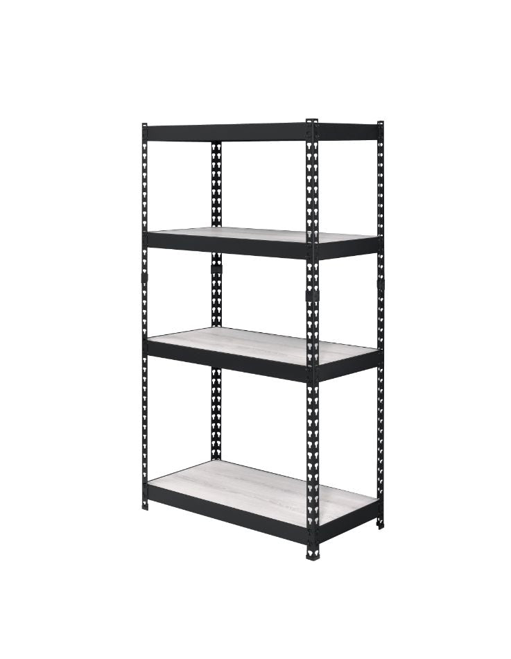 Acme - Decmus Bookshelf 92782 Natural & Black Finish