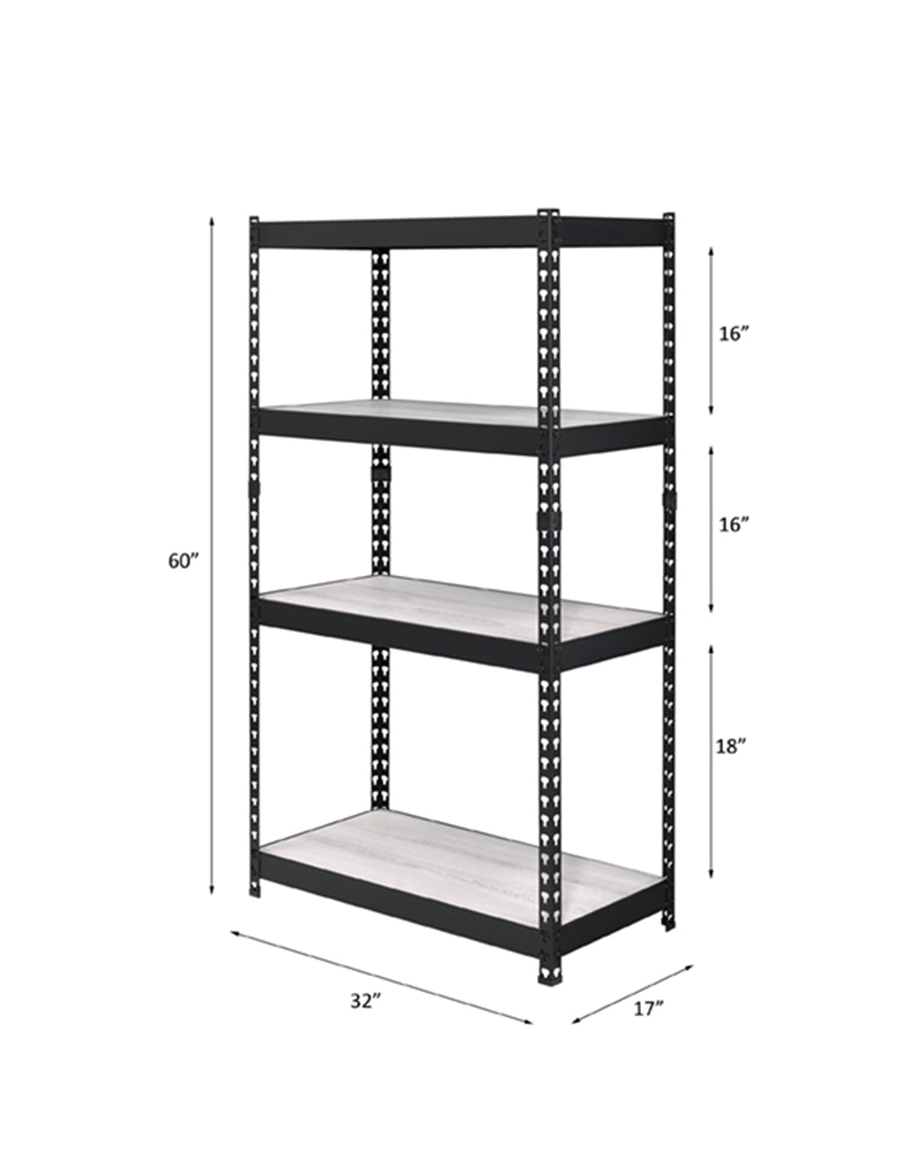 Acme - Decmus Bookshelf 92782 Natural & Black Finish