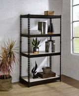 Decmus Bookshelf 92782 Natural & Black Finish | Acme - 92782 - Home Elegance USA - 1