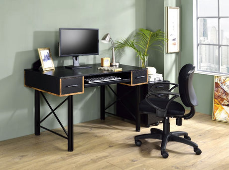 Acme - Settea Computer Desk 92799 Black Finish