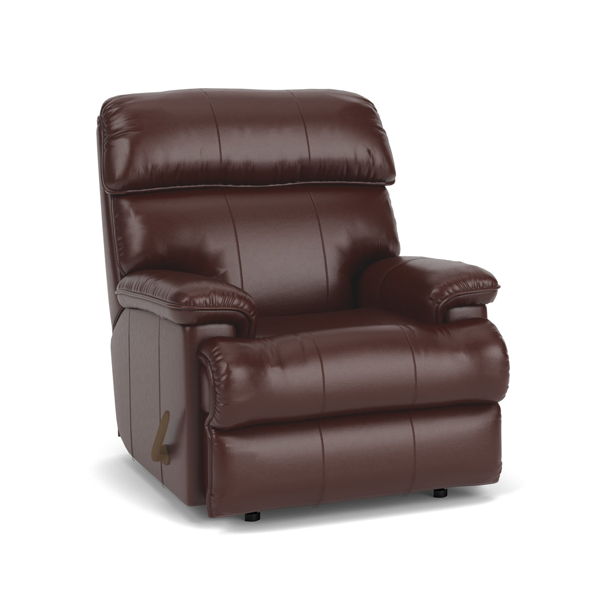 Geneva Transitional Leather Rocking Recliner | Flexsteel