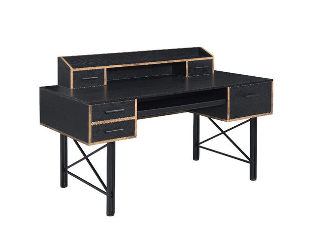 Acme - Safea Computer Desk 92804 Black Finish