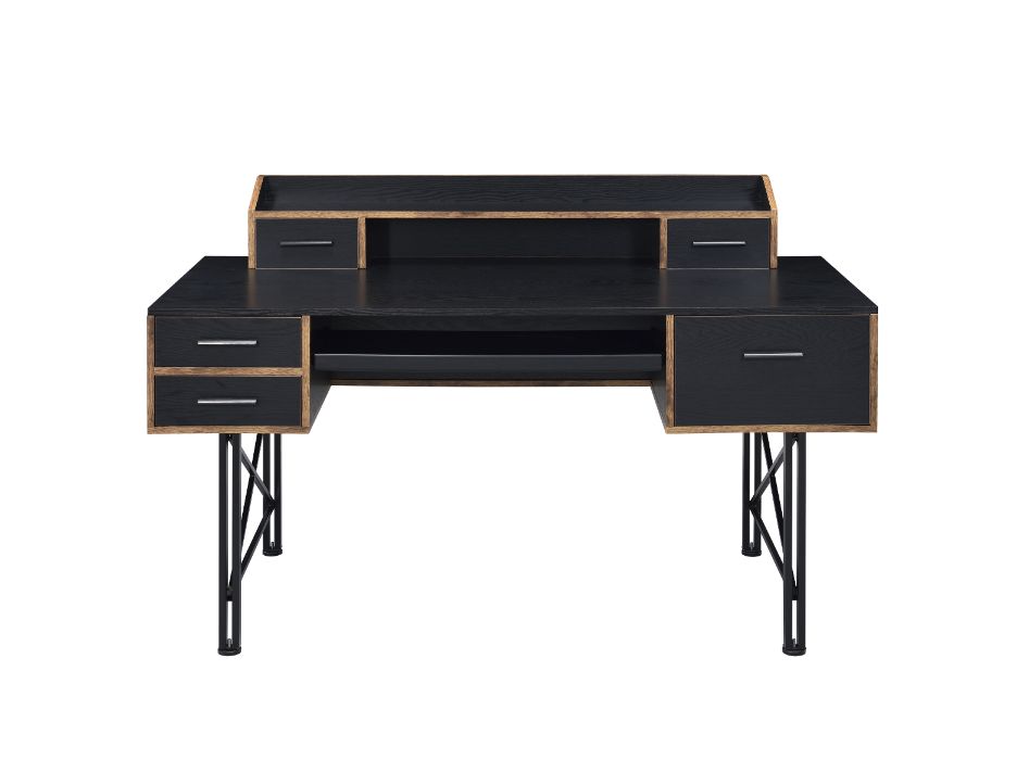 Acme - Safea Computer Desk 92804 Black Finish