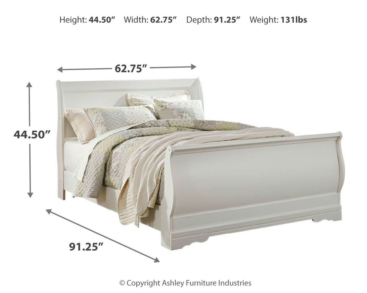 Anarasia - Sleigh Bed Set | Ashley - B129/31/36/46/77/74/98 - Home Elegance USA - 4