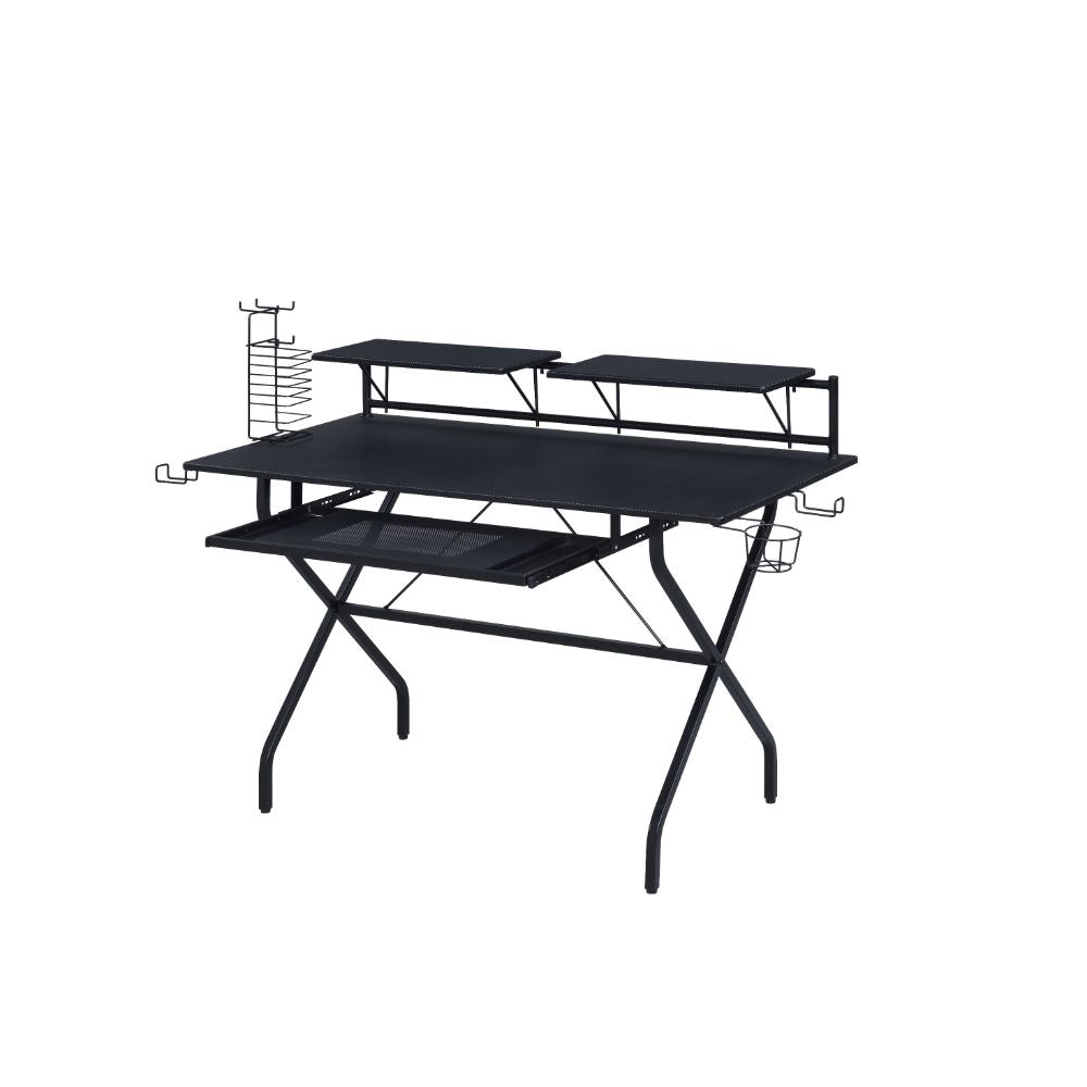 Acme - Hartman Gaming Desk 92870 Black Finish