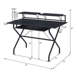 Acme - Hartman Gaming Desk 92870 Black Finish