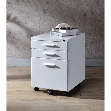 Acme - Peden File Cabinet 92882 White Finish