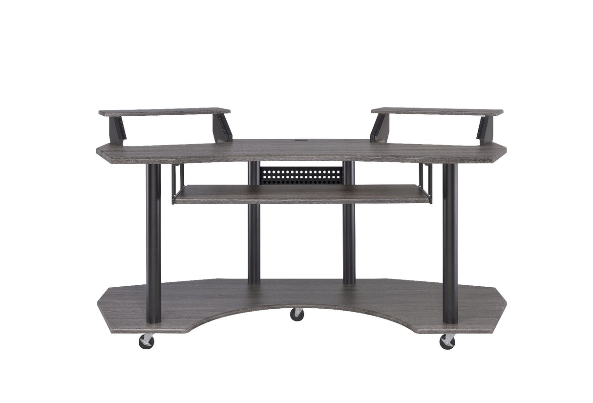 Acme - Eleazar 71" Music Studio Desk 92890 Black Oak Finish