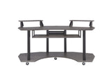 Acme - Eleazar 71" Music Studio Desk 92890 Black Oak Finish