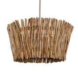 Rhea 4 Light Wood Branch Chandelier Woodtone - Light Brown by Uttermost - View 3