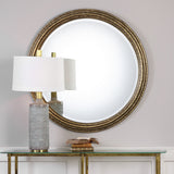 Spera Round Mirror - Gold by Uttermost - View 4