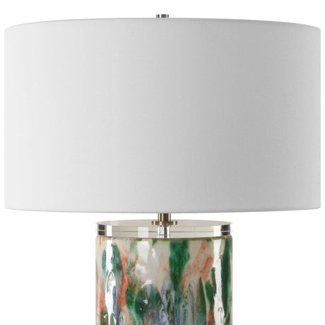 Verdant Multi-Colored Table Lamp - Green by Uttermost - View 5