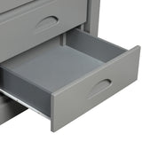 Full over Full Bunk Bed with Twin Size Trundle, Gray (old sku: LT000126AAE ) - sold by Home Elegance USA