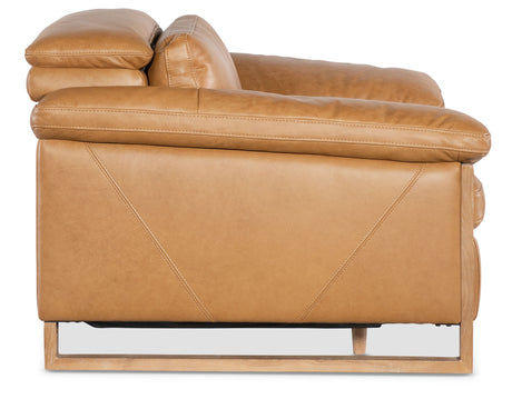 Jericho Power Recliner With Power Headrest - Light Brown by Hooker Furniture - View 9