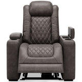 Ashley Gray HyllMont PWR Recliner/ADJ Headrest - Faux Leather - 9300313 - Home Elegance USA - 4