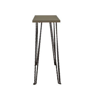 Console Table - Neville Rectangular Console Table Concrete and Black