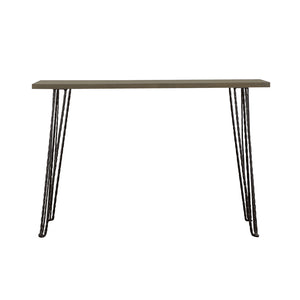 Console Table - Neville Rectangular Console Table Concrete and Black