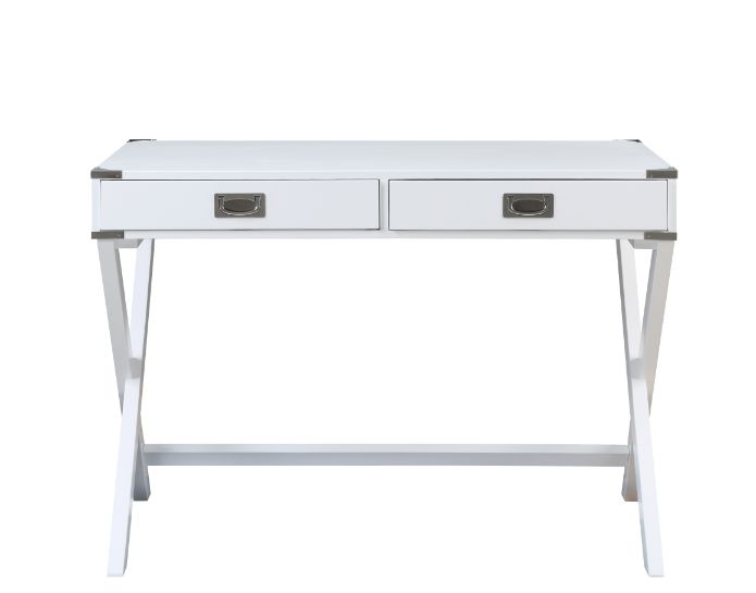 Amenia Writing Desk(Same Ac00909) 93005 White Finish | Acme - 93005 - Home Elegance USA - 5