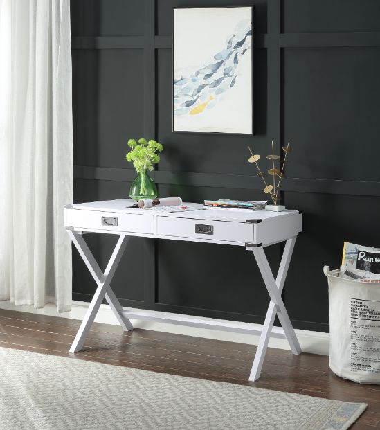 Amenia Writing Desk(Same Ac00909) 93005 White Finish | Acme - 93005 - Home Elegance USA - 6