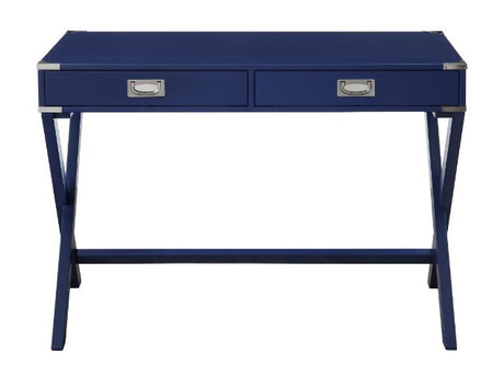 Amenia Writing Desk(Same Ac00910) 93008 Navy Blue Finish | Acme - 93008 - Home Elegance USA - 5